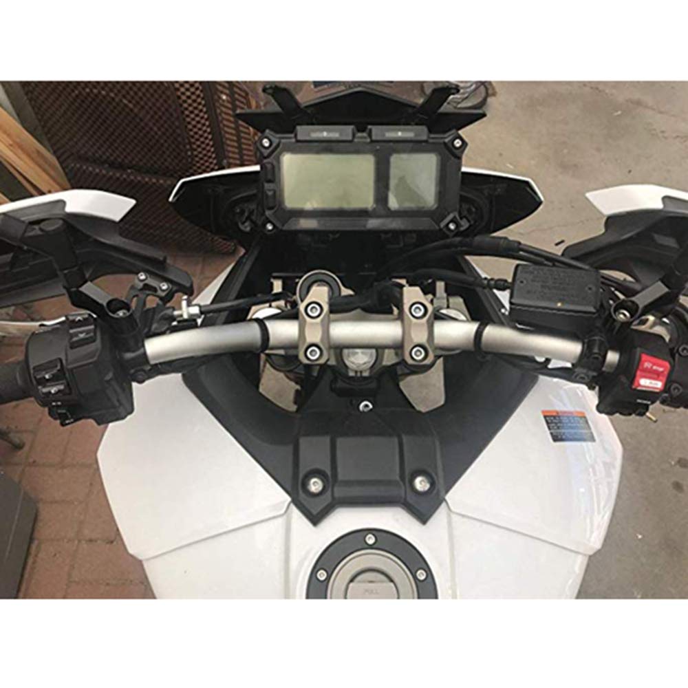 Держатель зеркала Beilike, Смещенный держатель, Универсальный алюминиевый, 0,4 дюйма (10 мм), Позитивный винт, 1,6 дюйма (40 мм)