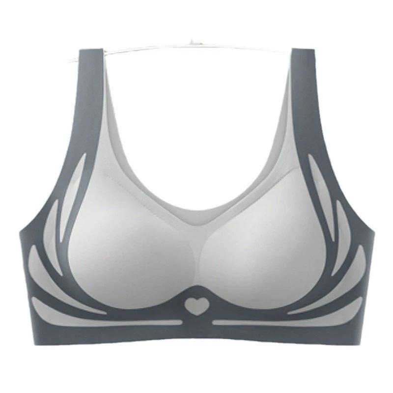 Антигравитационный лифтинг бесшовное нижнее белье красивая спина без стального кольца сборка фиксированная чашка закрывающая грудь антипровисающий бюстгальтер для женщин