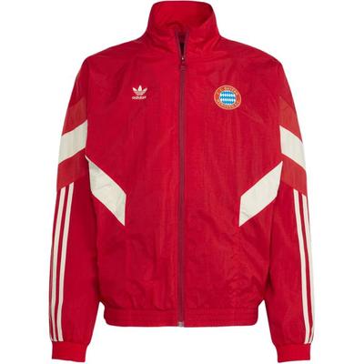 Adidas Мужская куртка Originals FC Bayern Track Top красного цвета IS6508