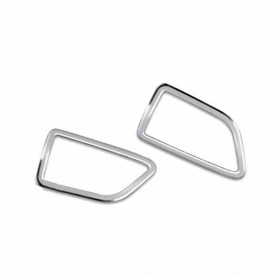 Silver Aluminum Gear Shift Control Lever Frame Trim For Benz C-Class 2015-