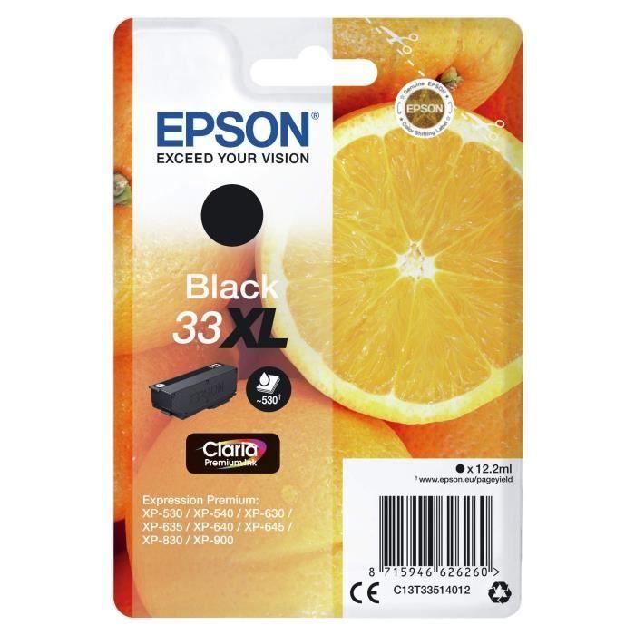 Cartouche D'encre EPSON T3351 XL Noir - Oranges (C13T33514012)