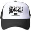 Кепка тракер 'Born To Be Wild' Медвежья гора, унисекс, полиэстер, сетка, регулируемая, для улицы, повседневная