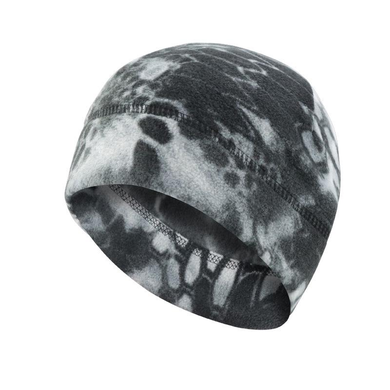 Winter Warm Fleece Beanie for Mountain Climbing, Cycling, Running & Skiing - Windproof Sports Hat