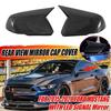 Для Ford Mustang 2015- США Накладка на зеркало заднего вида боковое Колпачок крыла Внешняя накладка на корпус двери Наклейка ABS Карбон