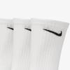 Nike Носки повседневные легкие тренировочные носки Crew 3 пары Sx7676 100 S2207