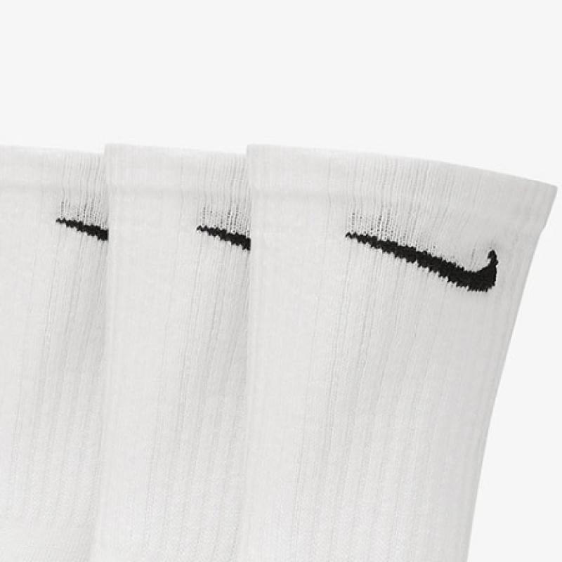 Nike Носки повседневные легкие тренировочные носки Crew 3 пары Sx7676 100 S2207