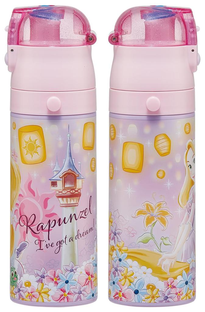 Skater Stainless Steel Water Direct Lightweight Disney Rapunzel On the Tower Cool Water Sports Water Bottle Children's Bottle, Drinking, 470ml,