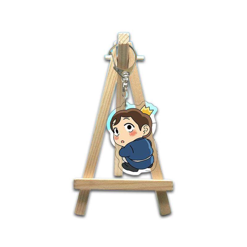 Очаровательный акриловый брелок «Рейтинг королей» с персонажами Боджи и Каге для коллекционеров