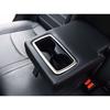 For Toyota RAV4 2019-2025 Silver Steel Rear Armrest Water Cup Holder Panel 1PCS