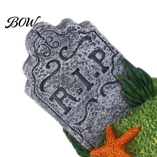 Spooky Garden Ornaments Halloween Tombstones Yard Signs, Realistic Graveyard Outdoor Creepy Accessories Lawn Decorations for Horror Party Decoration