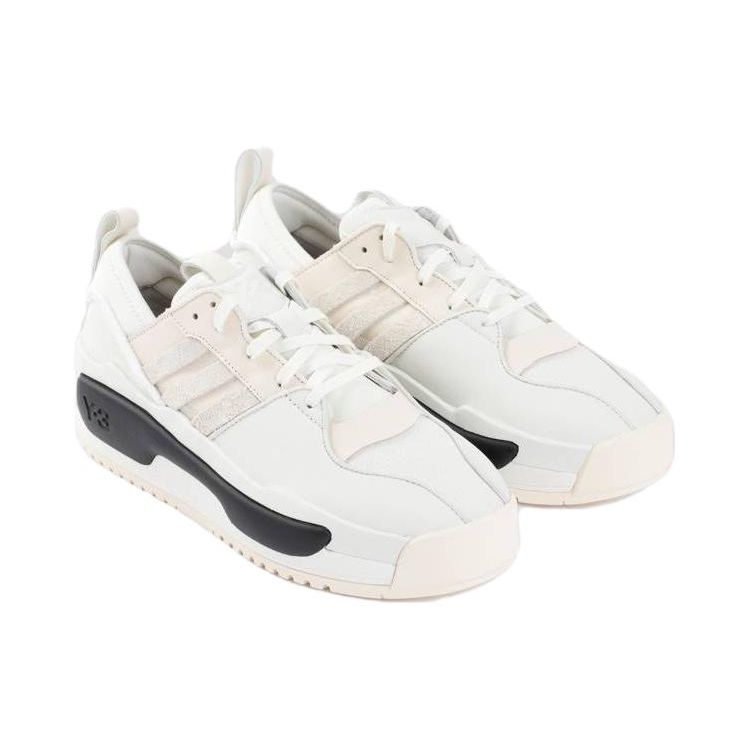 Adidas Y-3 Rivalry Off White Черные кроссовки унисекс Wonder-White White-Tint IG5300
