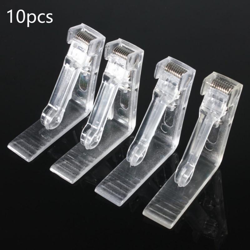 10pcs Plastic Tablecloth Clips Transparent Non-slip Securing Holder Decorative Leaf Tablecloth Clamp Holder Table Cover Clamps