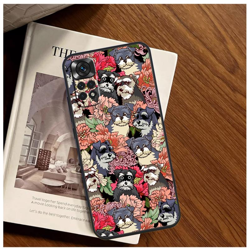 Schnauzer Puppy Dog Case For Xiaomi Redmi Note 11 10 9 12 13 14 15 Pro Plus Cover For Redmi 15 C 10C 13C 12C 14C