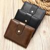Genuine Leather Men's Wallet RFIDF Anti-magnetic Cowhide Multifunctional Money Clip Clutch Bag