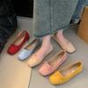 Flat-bottomed Soft-soled Bow Mary Jane 2025 New Spring and Summer Versatile Candy-colored Ballet Shoes Retro Single Shoes Women