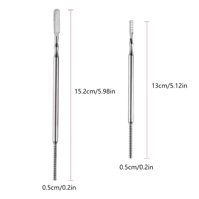 L/S Нержавеющая сталь для завивки ресниц Инструменты для поднятия ресниц Металлические стержни для очистки Макияж Ресницы Щипцы для завивки Разделитель Принадлежности для наращивания ресниц