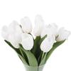 6 Pcs Tulips Artificial Flowers for Decoration Real Looking Fake Tulips Real Touch Flowers Floral Arrangements for Table Home Office Wedding Decor