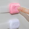 6Pcs Child Proof Drawer Lock Self-Adhesive Baby Proofing Refrigerator Oven Dishwasher Cabinet Cupboard Lock Kids Safety Freezer Door Latch Lock