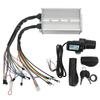 1500W 36V 48V Brushless Motor Controller Set Throttle LCD Panel with Lock Speed Control Shifter for Electric Bike