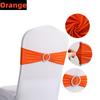 New 50-10PCS Elastic Chair Knot Wedding Decoration Buckle Sashes Back Cover Mariage Hotel Home Seat Elegant Modern Ribbon Decors