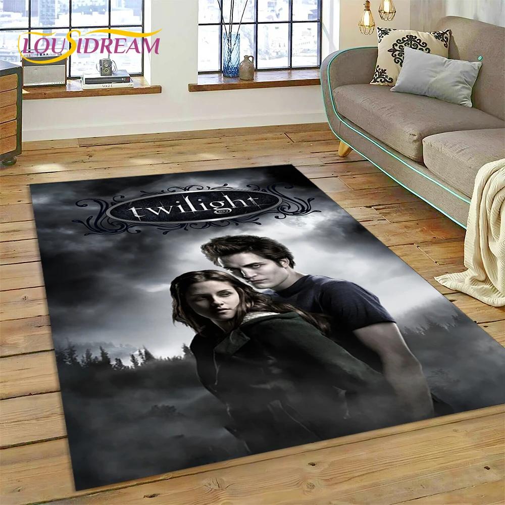 3D Сага «Сумерки» Эдвард Белла Ковер для гостиной спальни домашнего декора, напольный коврик противоскользящее украшение для дивана придверный коврик