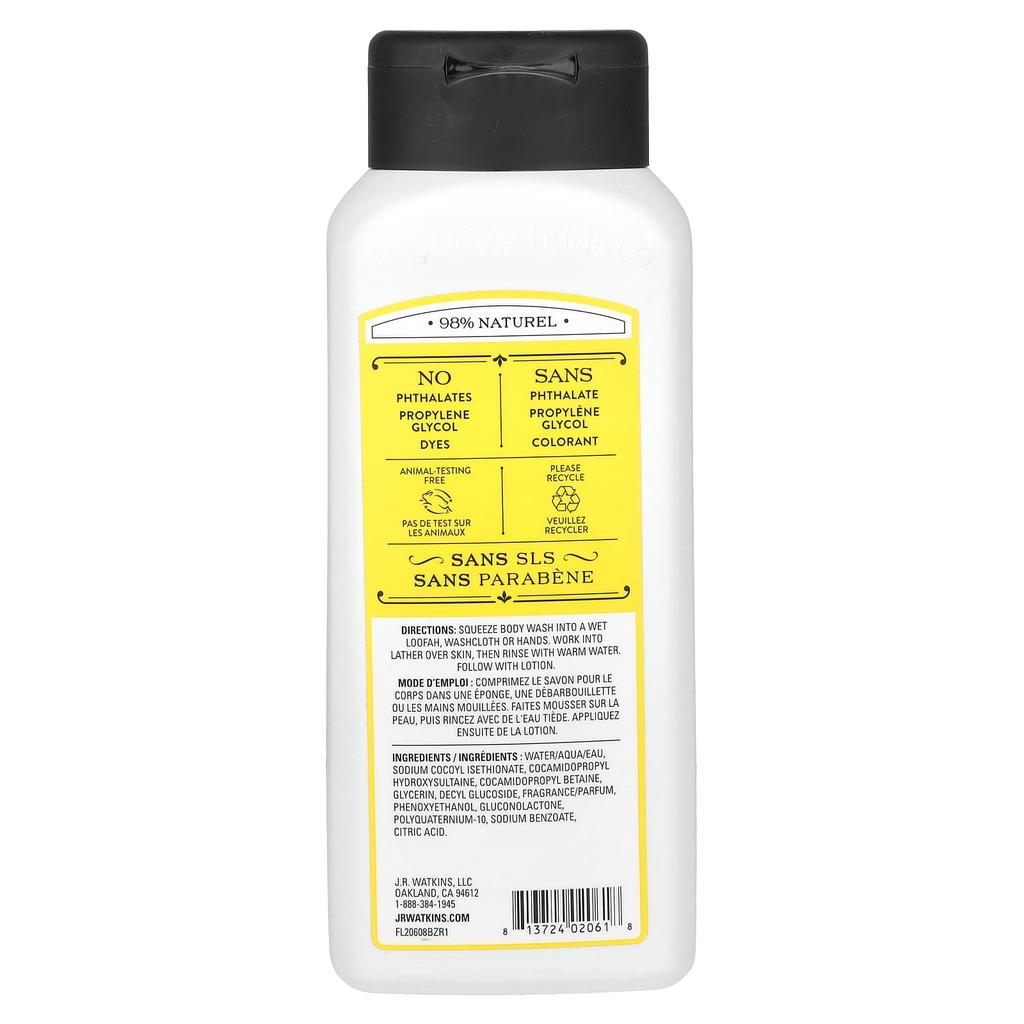 Body Wash, Lemon Cream, 532Ml(18Fl Oz)