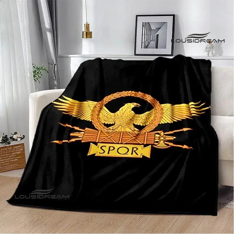 Одеяла с римским логотипом SPQR, детское теплое одеяло, мягкое и удобное одеяло, домашнее одеяло для путешествий, подарок на день рождения