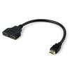 Мужчина разветвителя кабеля HDMI к двойному адаптеру разветвителя HDMI 2 женский Y в светодиоде HDMI Hd
