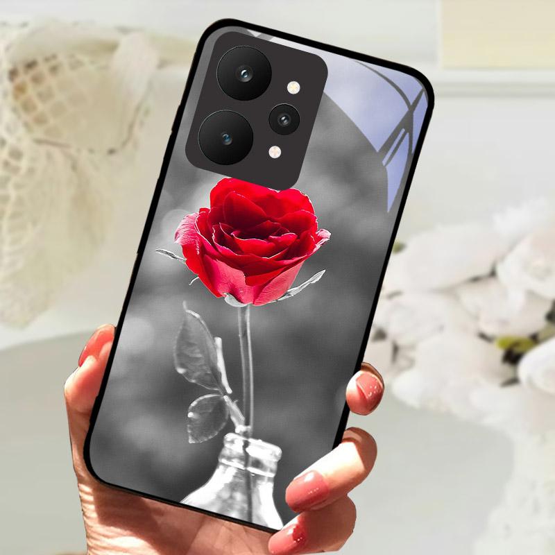 Ударопрочный Чехол Для Телефона Realme 15 5G Чехол RMX5106 RMX5105 Чехлы Из Закаленного Стекла Для Realme15 Fundas Роскошный Защитный Корпус