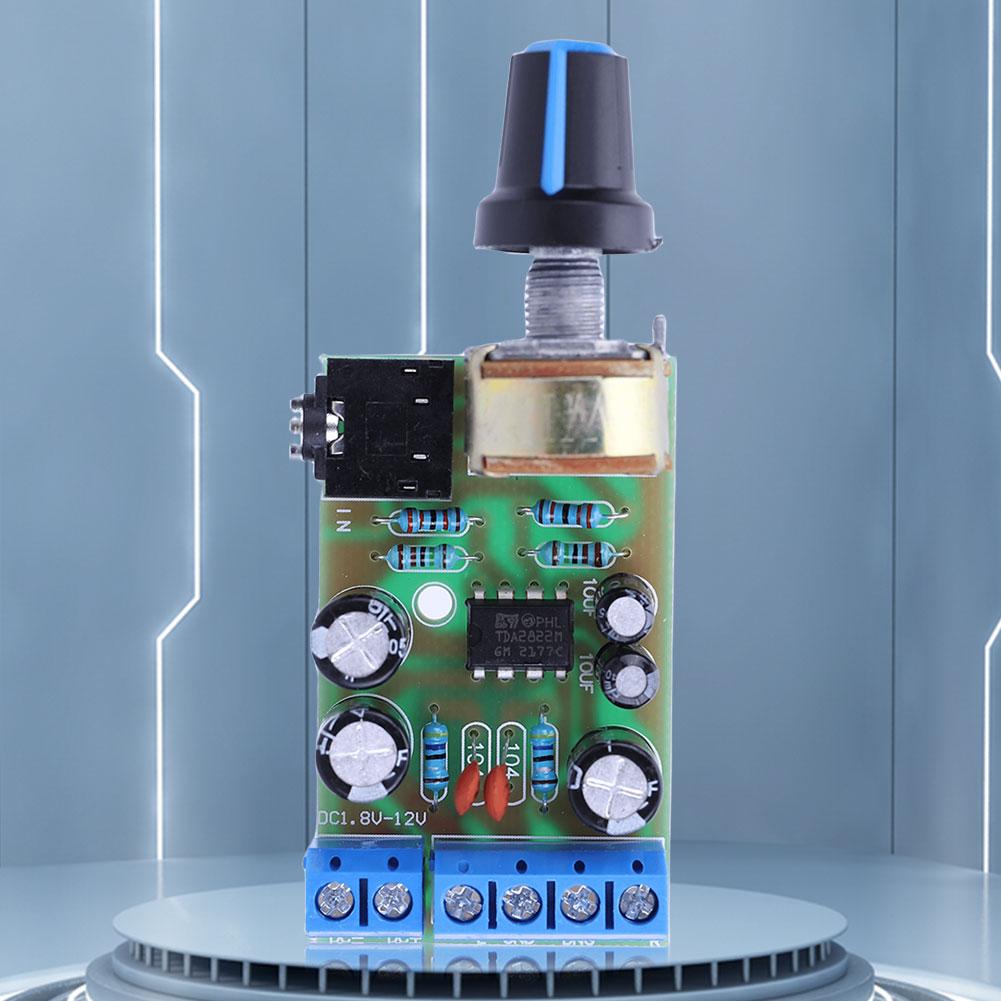 TDA2822M Мини AUX аудио усилитель модуль DC1.8-12V 2.0 канальный модуль потенциометра регулировки громкости для компьютерного динамика