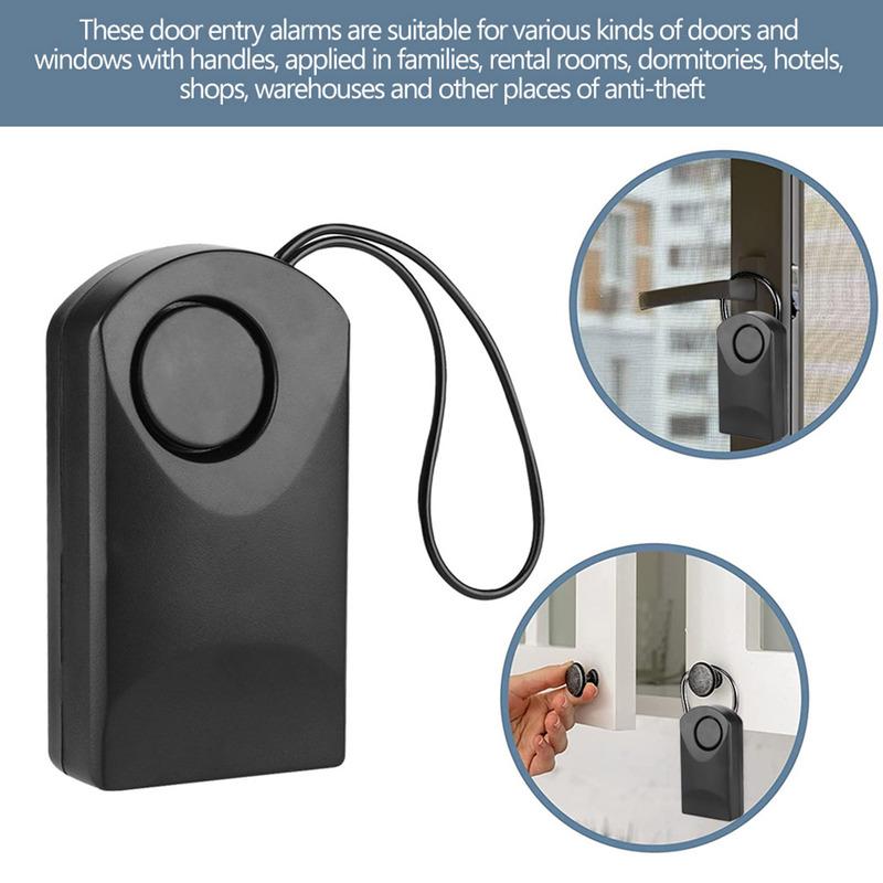 Security Alarm sensor 120db Wireless Anti Theft Security Alarm Loud Door Knob