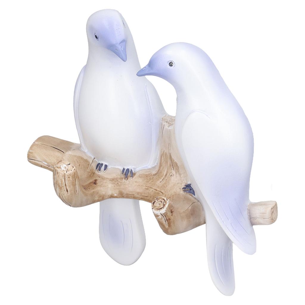 Вешалка для одежды Птицы Водонепроницаемая Настенная Смола Животный стиль Декоративные Птицы на ветке Вешалка Стойка