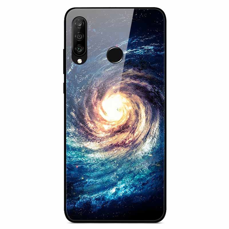 Для чехлов Huawei P30 Lite P30Pro P20pro P20Lite Роскошные закаленные стеклянные жесткие задние чехлы для Huawei P20 Pro P30Pro Fundas Capa P20