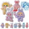 TOP TOY x Yooki Серия плюшевых подвесок «Уютный кролик» (1 кусок) Гачапон Сюрприз Фигурка Пластиковая Модель Премиум Виниловая Игрушка Подарок на День Рождения Оригинал
