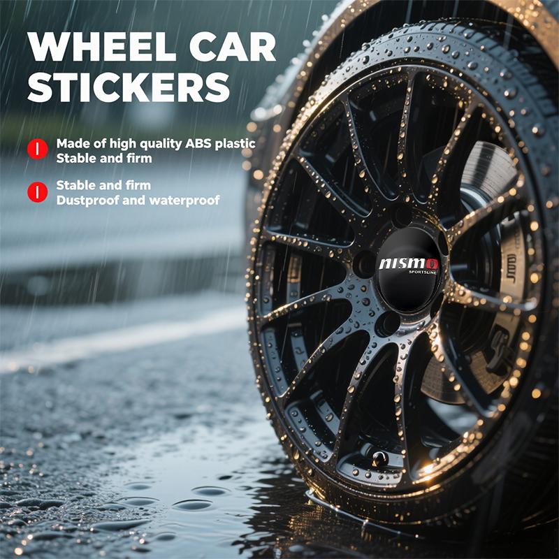 New Car Wheel Center Hub Cap Rim Cover Emblem Sticker For Nismo Nissans Tiida Teana Skyline Juke X-trail Almera Qashqai Goods