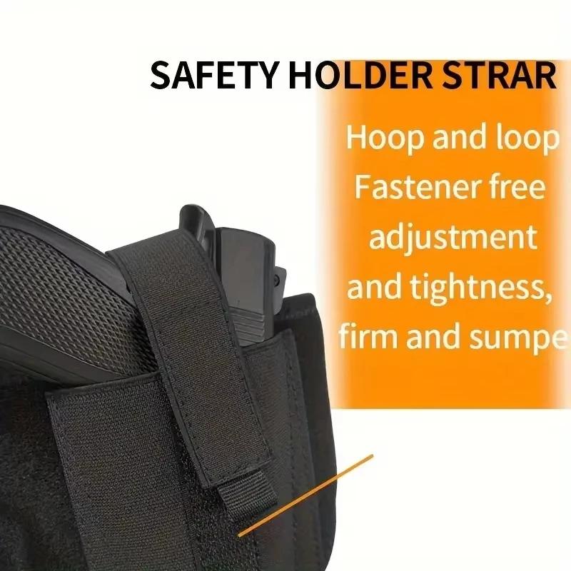 Outdoor Wear-resistant Tactical Concealed Armpit Holster Mens Breathable Neoprene Hidden Waist Quick-Draw Pistol Holster New
