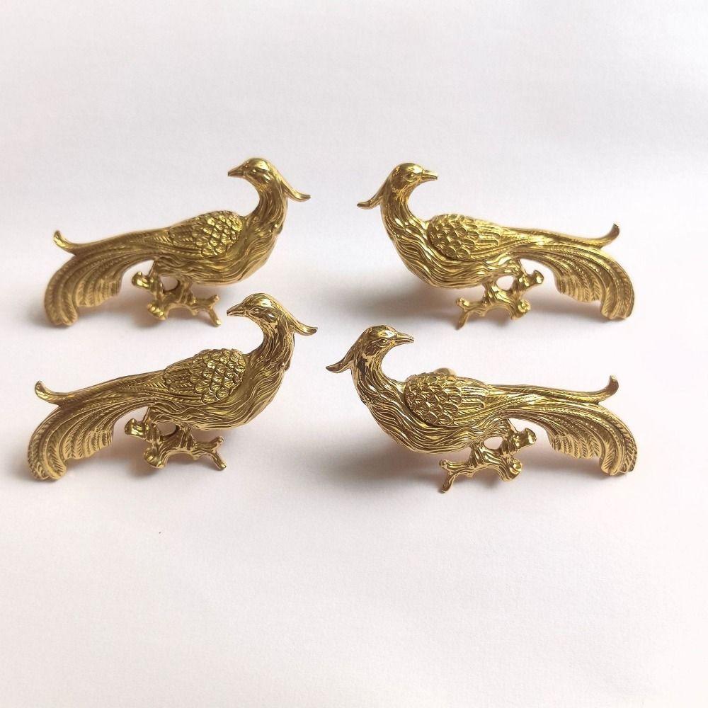 with Screw Cabinet Door Knob Brass Cabinet Handle Classical Drawer Handle Wardrobe Use