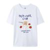 Women Retro Graphic Tee Fruit Print Crew Neck Short Sleeve T-Shirt Unisex Fashion Top Oversized Harajuku 3D Streetwear T-Shirts
