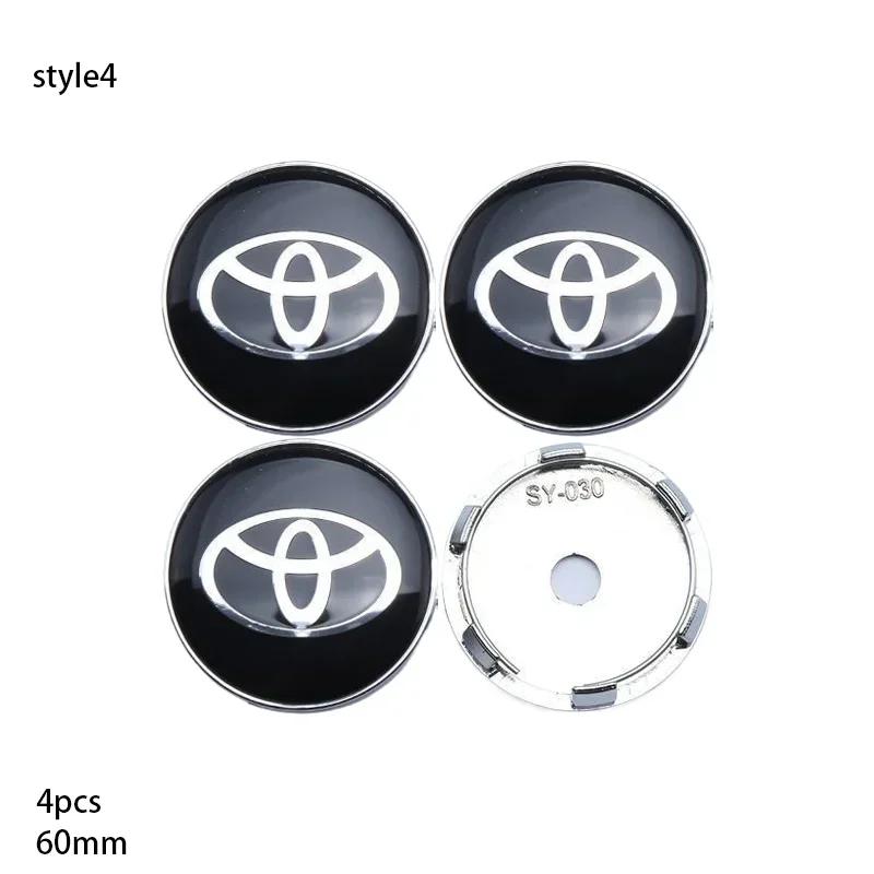 For Toyota XP90 14pcs 60mm Car Tyre Wheel Center Hub Cap Badge For Toyota C-hr Prado Rav4 Yaris Hilux Prius Avensis Corolla Camry Accessories