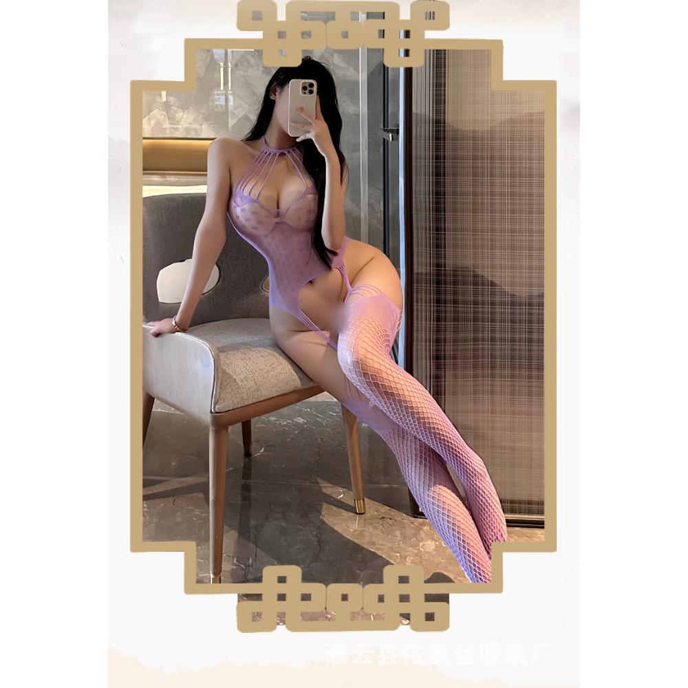 Мужчина хочет сексуальные фиолетовые сетчатые носки Perspective Seduction женские цельные сетчатые носки Pure Desire чулки большого размера Горячая сетчатая одежда W04