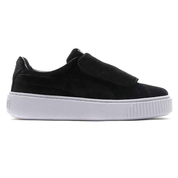 (WMNS) PUMA Basket Platform Strap 'Черно-белый' Женские 364068-01