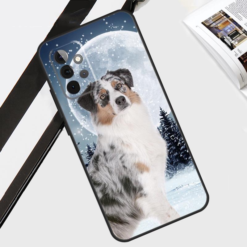 Australian Shepherd Dog Case For Samsung Galaxy A56 A36 A26 A16 A06 A54 A34 A14 A12 A22 A32 A52 A13 A53 A15 A35 A55