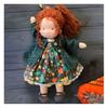 Handmade Waldorf Doll 12" Soft Knitted Dolls Cute Girls Plush Stuffed Toy