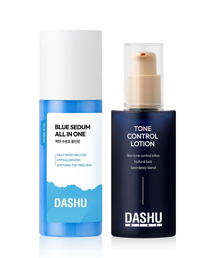 Boy Blue Moisture Herb All-in-One 150ml + Men's Tone Control Cover Lotion 65ml