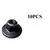 10 шт. Изолированные шестигранные самонарезающие гайки шайбы для BMW X3x5x6 брызгозащитная подкладка колесной арки заднего бампера фиксированные аксессуары