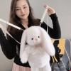 Long Rabbit Eared Backpack Animal Cartoon Bag With Adjustable Shoulder Straps