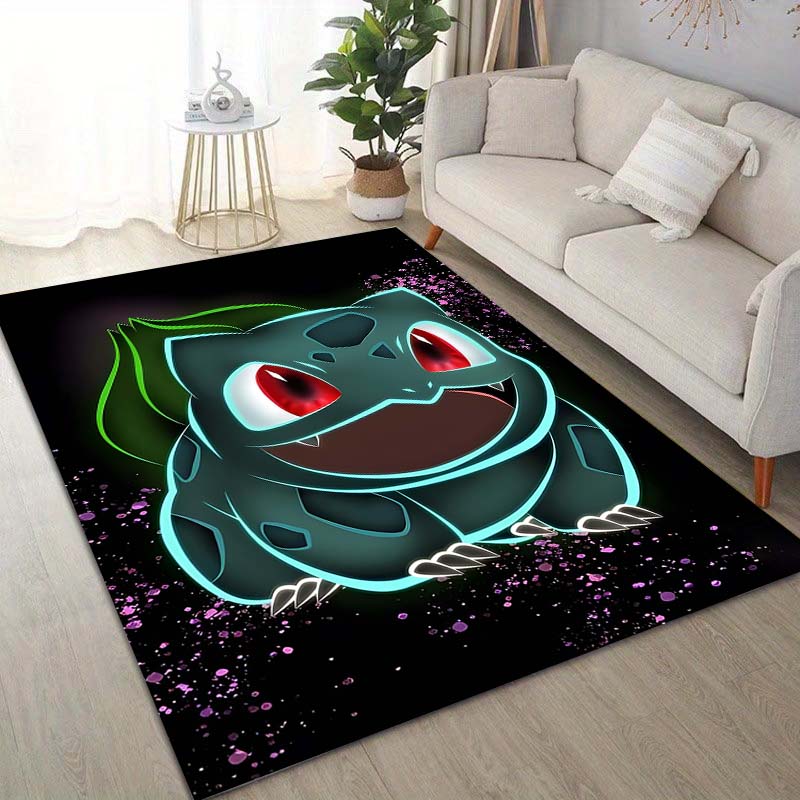 17 Styles Pokémon Bulbasaur Print Carpet for Living Room Bedroom Kid's Room Home Decor Area Rug Non-slip Mat Sofa Cloakroom Mat