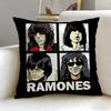 Fashion RRamonesew Cushion Cover Stylish Washable Pillow Cover Ideal for Couch Bedroom Car Decoration