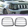 Metal Front Headlight Decorative Stickers Frame Panel For Suzuki Jimny 2007-2017 Exterior Accessories