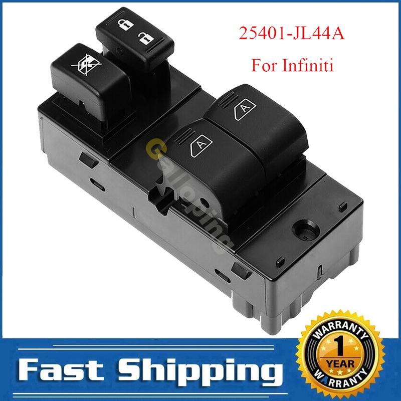 For Infiniti G37 2008 2009 2010 2011 2012 2013 Electric Power Master Window Switch Control Regulator Button 25401-JL44A